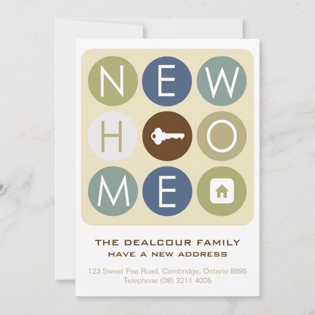 Anúncio de Moving House - Tipografia Retroativa (Frente)