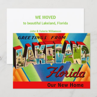 Anúncio de Mudança Colorido em Lakeland FL