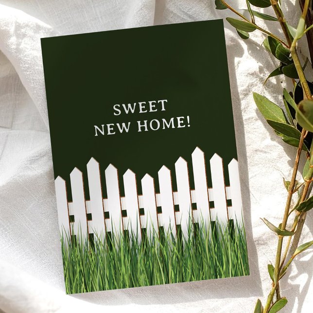 Anúncio de Mudança com cerca branca (Criador carregado)