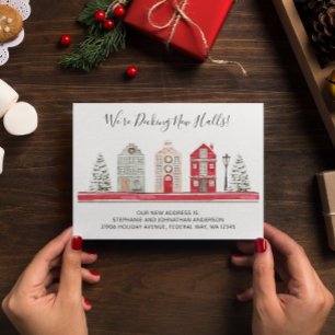 Anúncio de mudança de casa de feriado