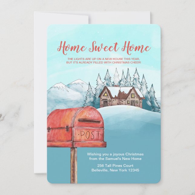 Anúncio de mudança de casa do Sweet Home (Frente)