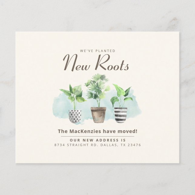 Anúncio de Mudança de Endereço (Frente)