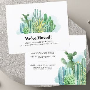 Anúncio de Mudança de Endereço Botânico Moderno