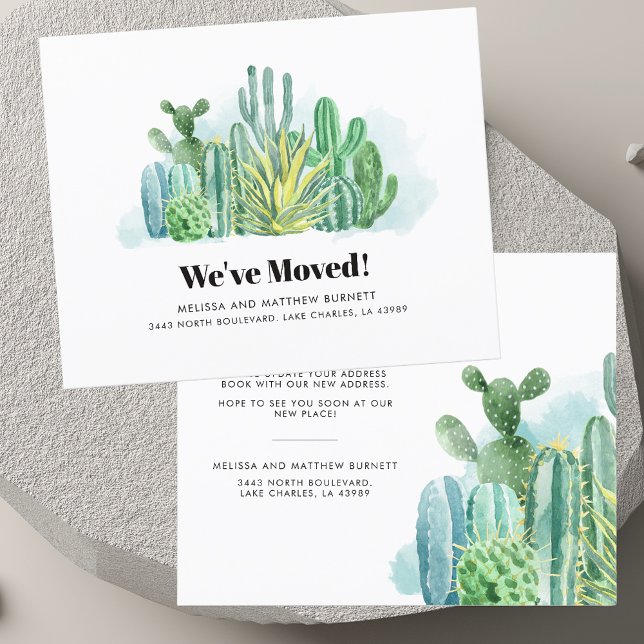 Anúncio de Mudança de Endereço Botânico Moderno (Modern Botanical Change of Address Announcement)