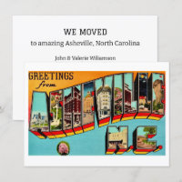 Anúncio de Mudança de Endereço em Asheville