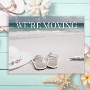 Anúncio de mudança de endereço no Sand Beach Ocean