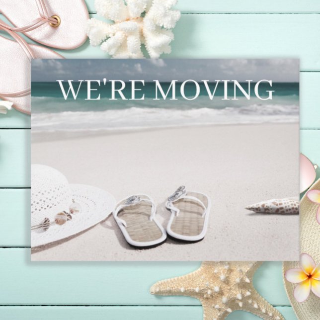 Anúncio de mudança de endereço no Sand Beach Ocean (Criador carregado)