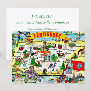 Anúncio de mudança de endereço no Tennessee