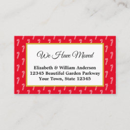 Anúncio de mudança de feriado de cor vermelha e br