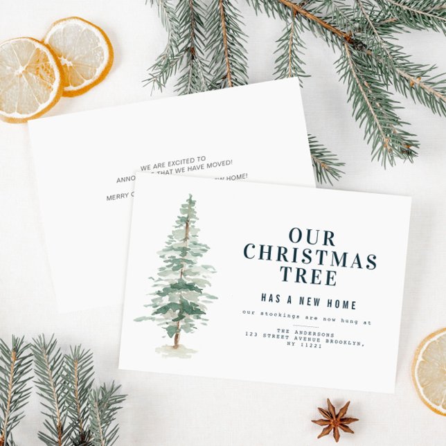 anúncio de mudança de feriado na árvore de natal (Criador carregado)