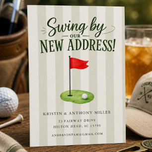 Anúncio de Mudança de Golf   Passe por nosso novo 