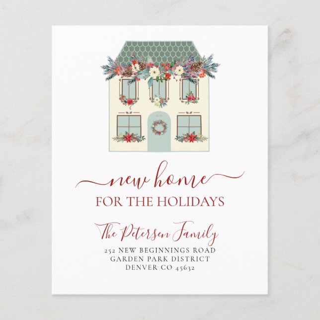 Anúncio de mudança de Natal (Frente)