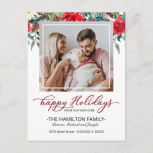 Anúncio de mudança de Natal em nova casa Foto