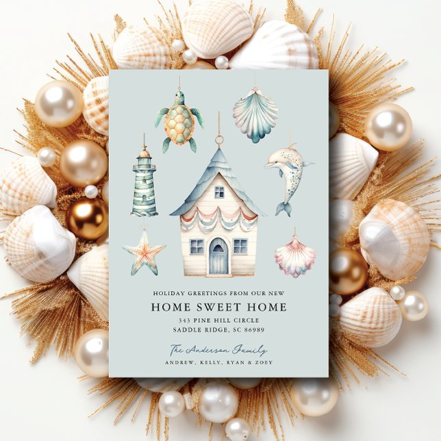 Anúncio de mudança de Natal tropical (Criador carregado)