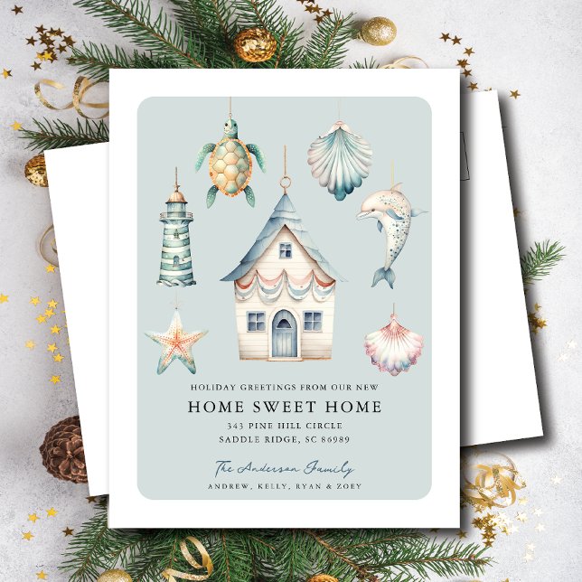 Anúncio de mudança de Natal tropical (Criador carregado)