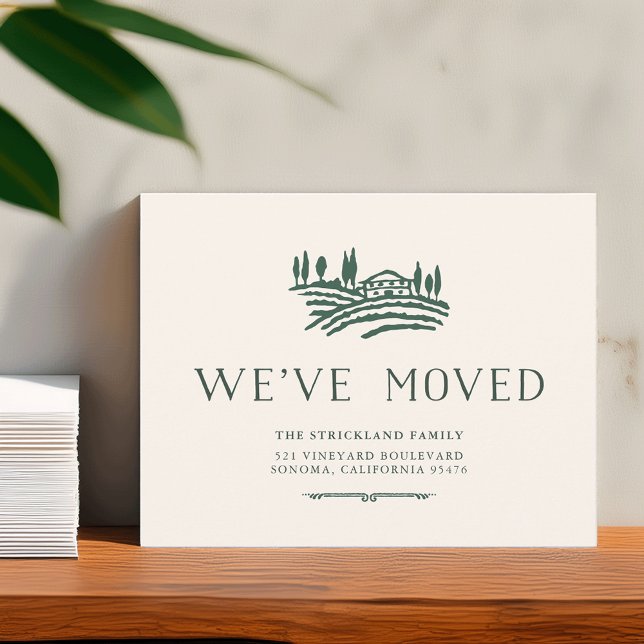 Anúncio de mudança de país de vinho (Criador carregado)