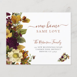 Anúncio de mudança de script botânico de queda de 