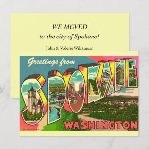 Anúncio de Mudança em Spokane Washington
