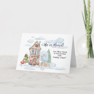 Anúncio de Mudança Fofo Natal Aquarela
