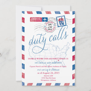 Anúncio de Mudança Militar Alabama Correio Aéreo