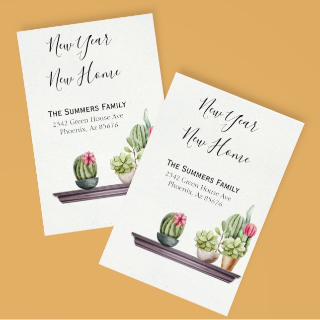 Anúncio de Mudança Nós nos mudamos Ano Novo (Criador carregado)