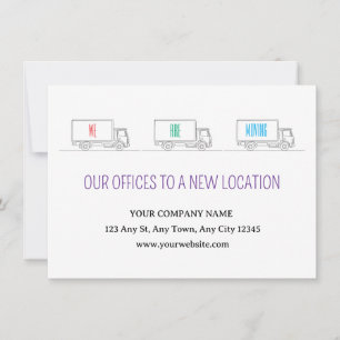 Anúncio de Mudança para uma Nova Localização Empre