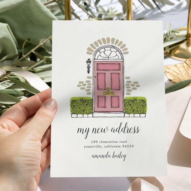 Anúncio de Mudança Porta Rosa (Criador carregado)