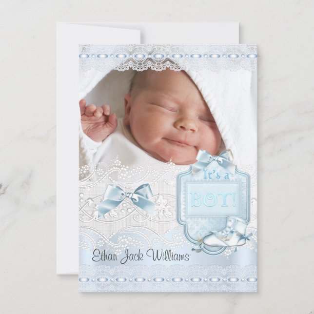 Anúncio de nascimento Calçados Fotográficos do New (Frente)