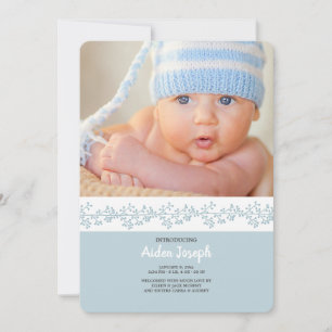 Anúncio de Nascimento com Foto da Banda Berry