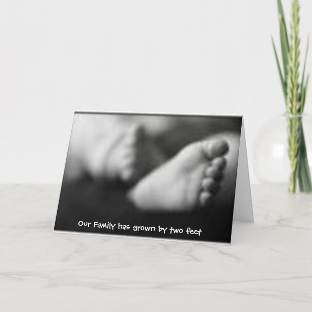 Anúncio de nascimento da adoção (Frente)