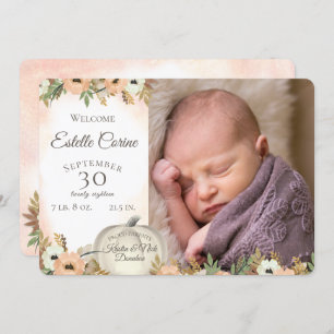 Anúncio de Nascimento da Bomba e Obrigado