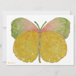 Anúncio de Nascimento da Borboleta de Junho