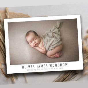 Anúncio de nascimento da Colagem de Fotos do Bebê 