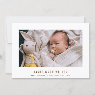 Anúncio de Nascimento da Colagem de Fotos do Moder