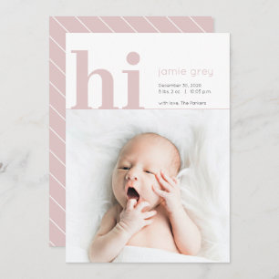 Anúncio de Nascimento da Garota Simples Moderna