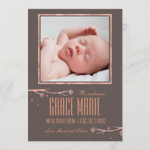 Anúncio de nascimento das flores da primavera do C