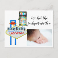 Anúncio de Nascimento de Bebê Las Vegas