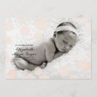 Anúncio de nascimento de bolinhas // Confetti