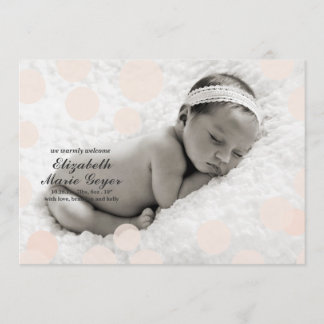 Anúncio de nascimento de bolinhas // Confetti