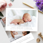 anúncio de nascimento de colagem de fotos simples<br><div class="desc">Bem-vindo ao mundo, pequenino! É hora de apresentar sua chegada com seu cartão de nascimento de bebê. Edite para o seu próprio design personalizado, o cartão perfeito para a introdução do seu bebê está aqui. O cartão perfeito de anúncio de nascimento de bebê está aqui para compartilhar sua alegria com...</div>