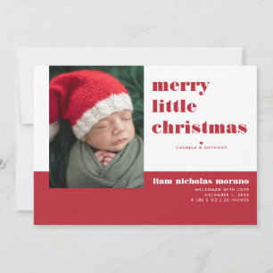 Anúncio de Nascimento de Férias de Natal Alegre