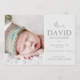 Anúncio de nascimento de foto | Anunciante de páss