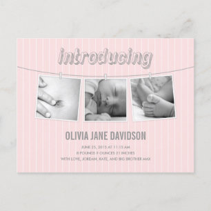 Anúncio de Nascimento de Imagens em Pânico - Menin