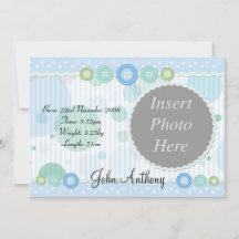 Anúncio de Nascimento de Menino