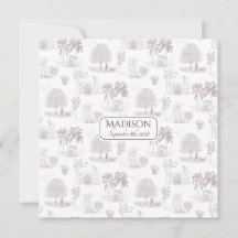 Anúncio de Nascimento de Toile - Edição de Cotação