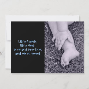 Anúncio de Nascimento do Bebê Boy