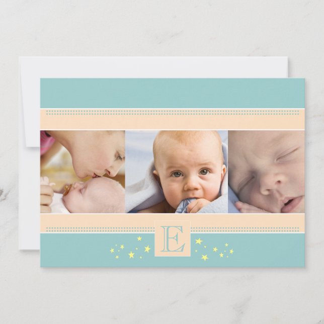 Anúncio de Nascimento do Bebê do Stardust (Frente)