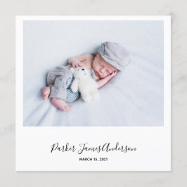 Anúncio de Nascimento do 'Estilo Instantâneo' da P