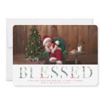 Anúncio de Nascimento do Feriado de Wintry Wonderl