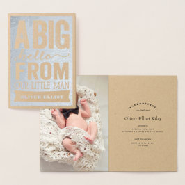 Anúncio de Nascimento do Garotinho do Big Hello Li